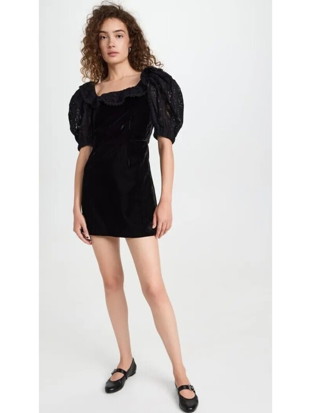 Sea New York Eliana Embroidery Puff Sleeve Dress - $626 MSRP